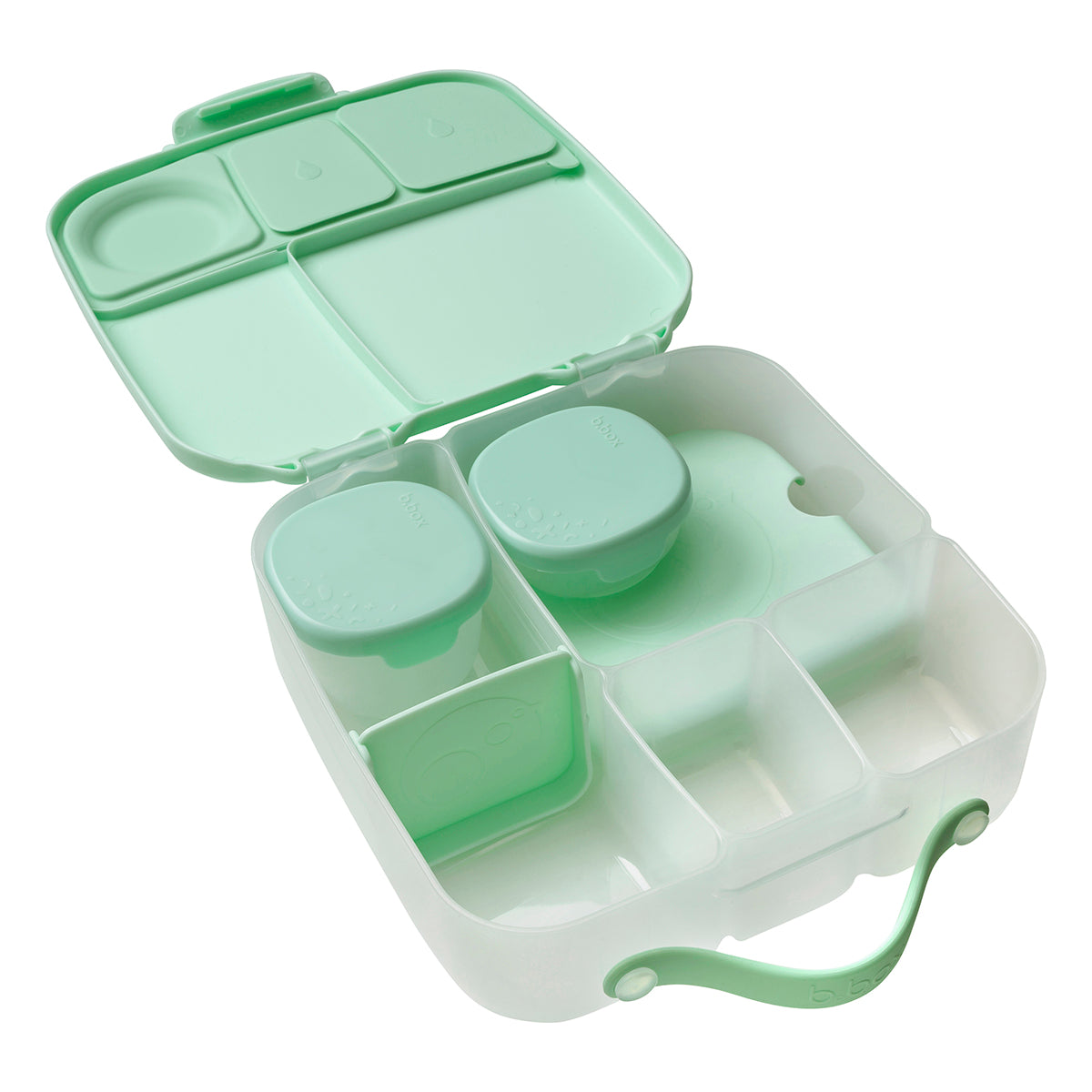 Forest green 3 pack snack tubs by bbox