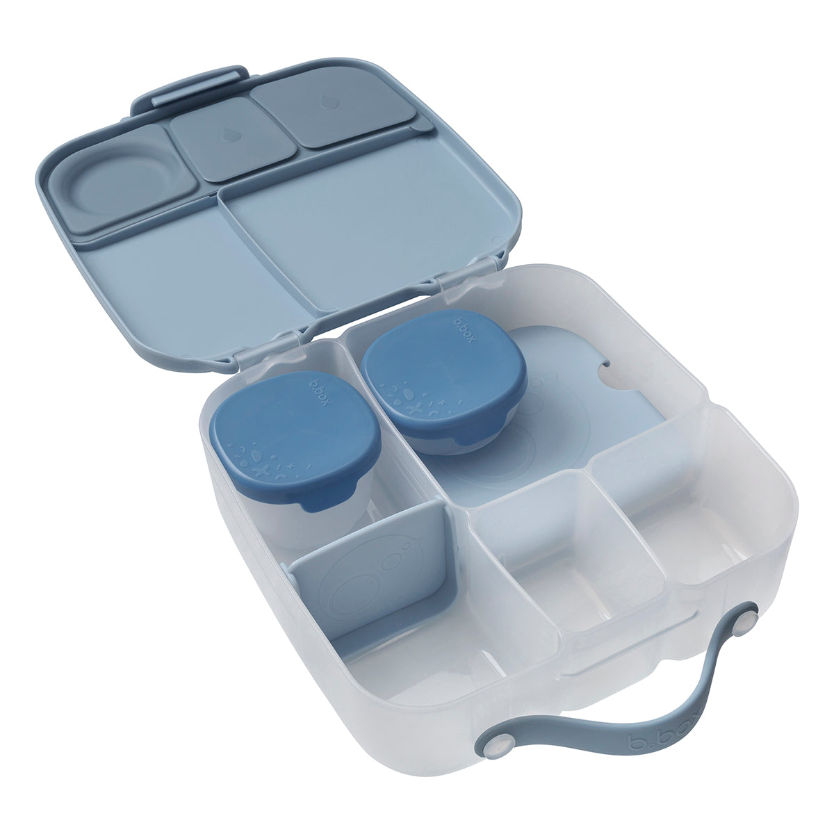 b.box Silicone Snack Tubs - ocean