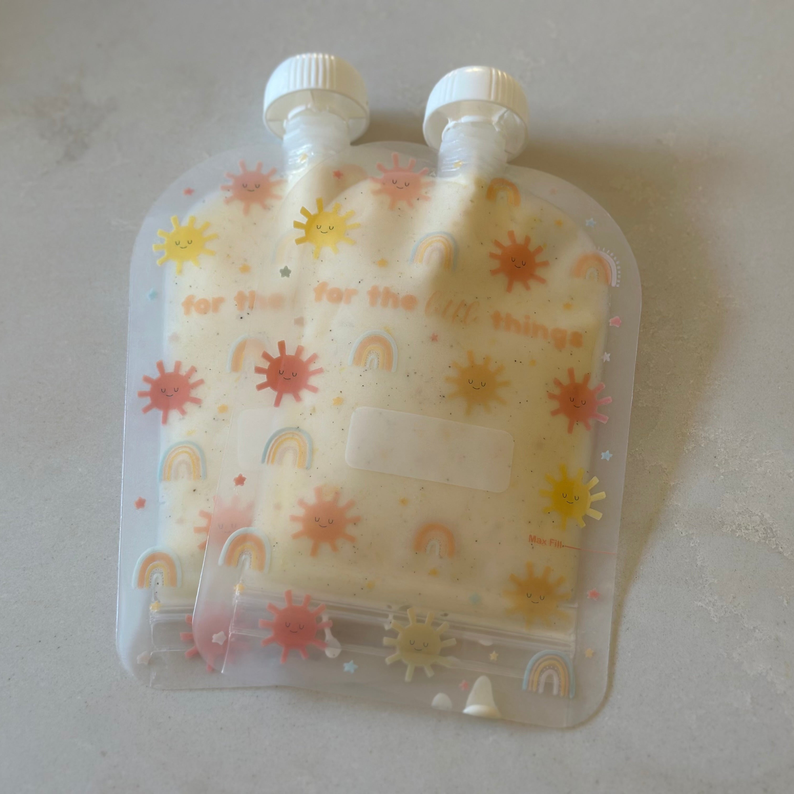 Suns reusable food pouch