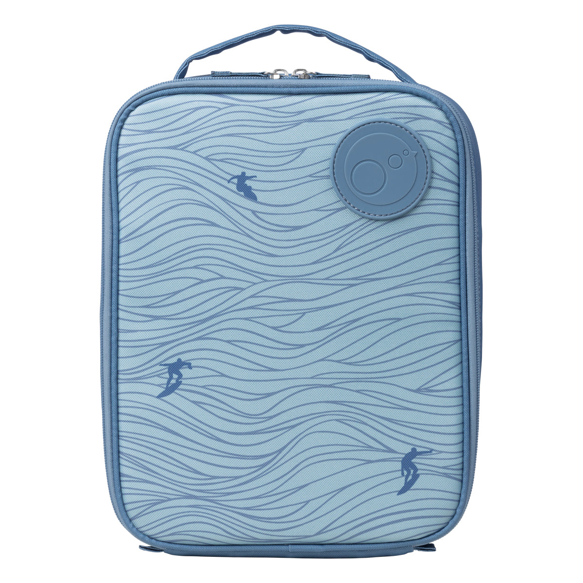 Surfs up blue bbox insulated lunch bag