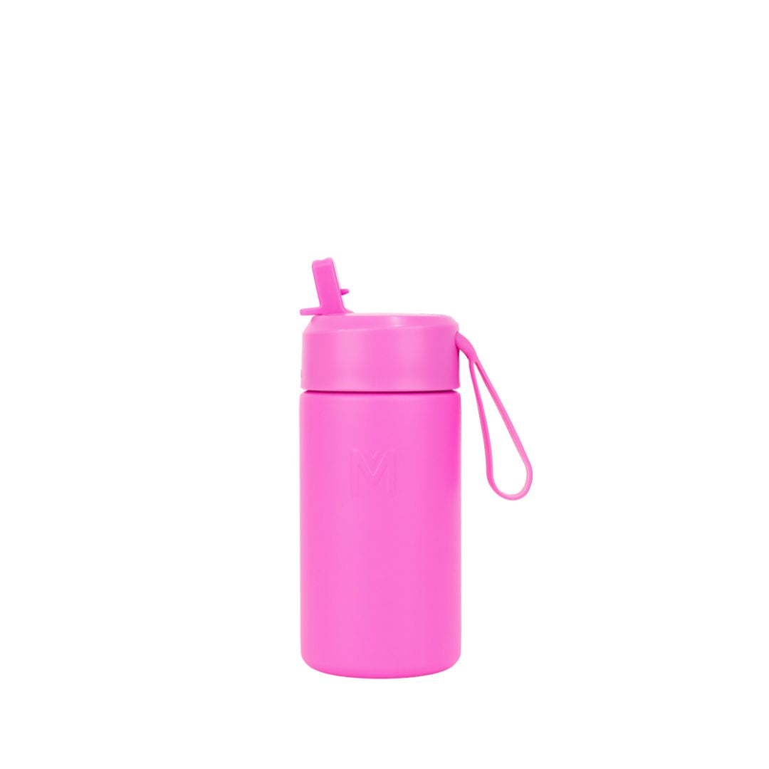 350ml pink insulated drink bottle