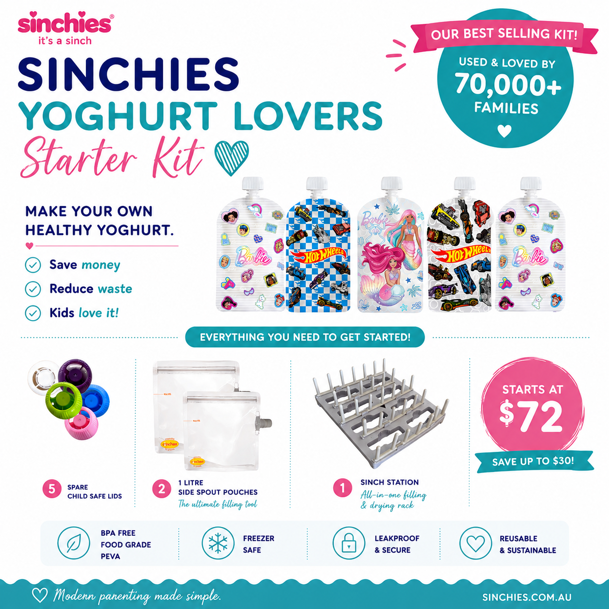 Sinchies Yoghurt Lovers Starter Kit