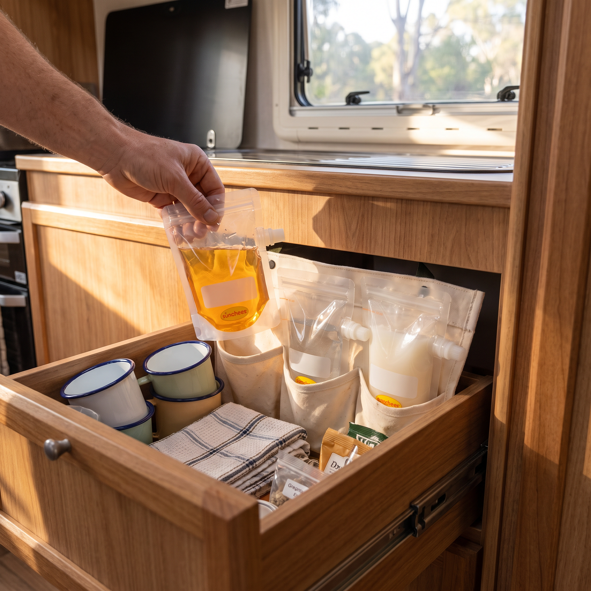 Sinchies Camping Food Prep & Kitchen Storage Kit