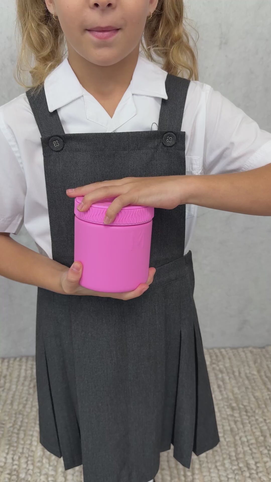 Floss pink 400ml insulated food jar