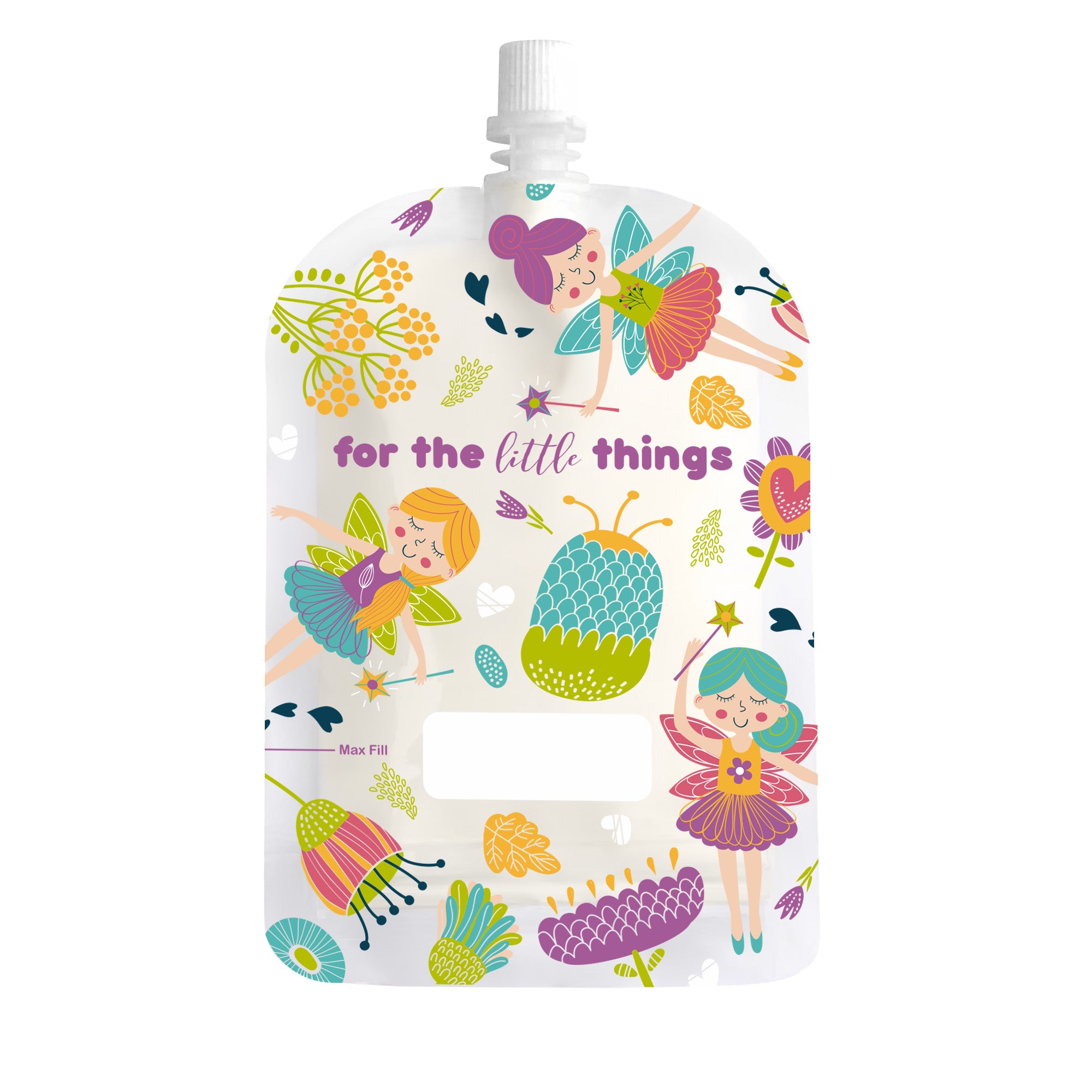 Sinchies 150ml fairies reusable pouch